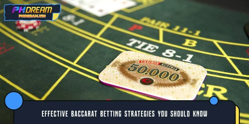 Effective baccarat betting strategies you should know
