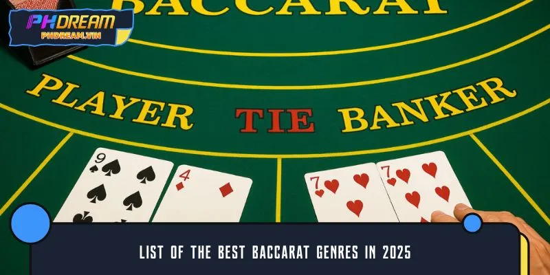 List of the best baccarat genres in 2025