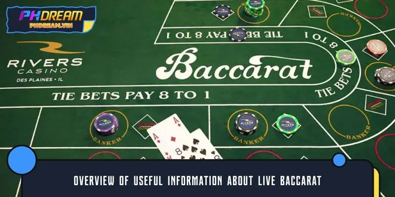 Overview of useful information about live baccarat